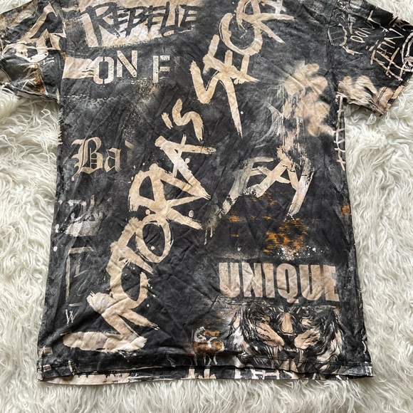 NWOT VS x BALMAIN Limited Edition Colab Oversized Dress Tee - Picture 3 of 8